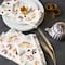 Asst Always Grateful Stamped Napkin Rings Set, 4ct.